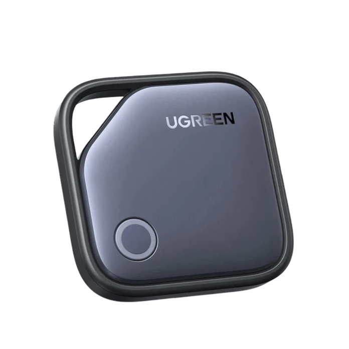 UGREEN FineTrack Smart Finder Bluetooth tracker designed for easy item location, featuring a compact design and integration with Apple's Find My network.