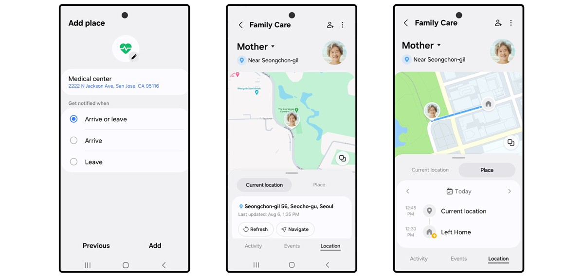 Samsung SmartThings Family Care update makes it easier to use for caregivers and care recipients alike
