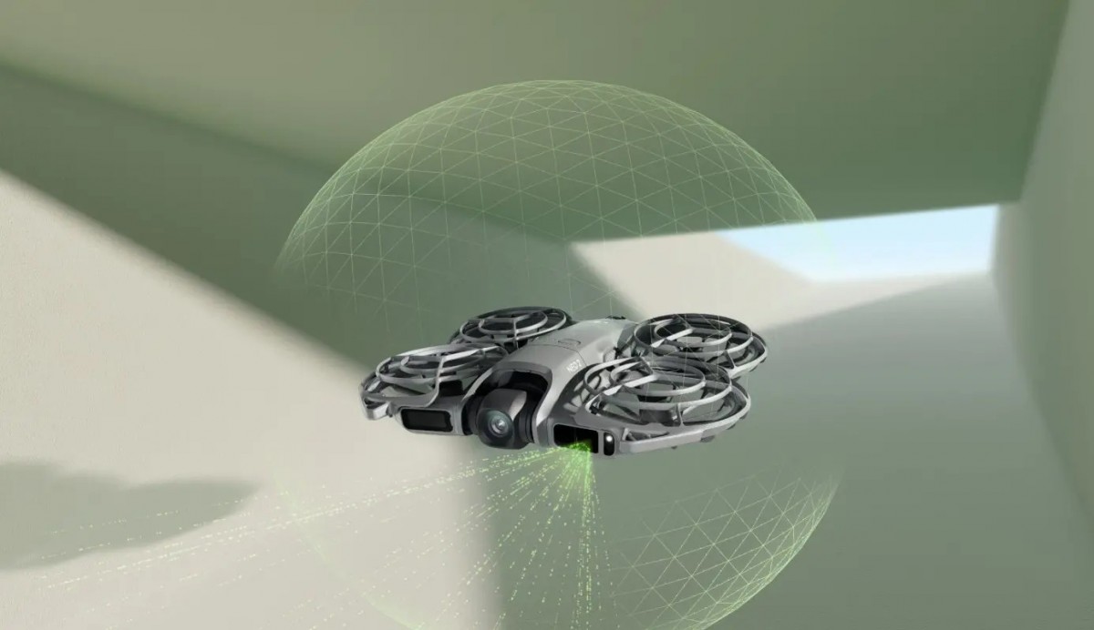 The DJI Neo 2 has forward LiDAR and an omnidirectional vision system