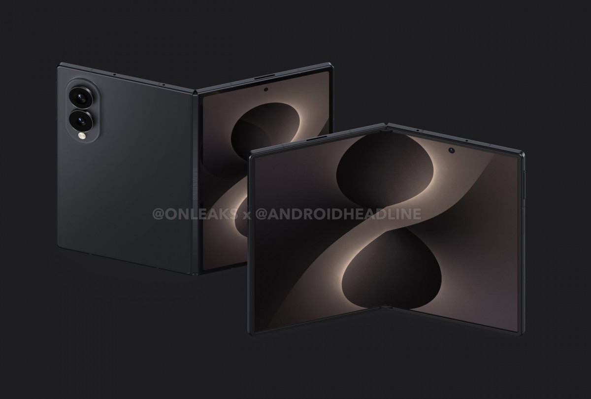 Samsung Galaxy Z Fold Wide's leaked CAD-based render