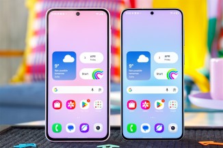 The Galaxy A37 on the left, A57 on the right