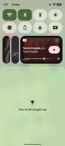 New media app switcher in Android 17