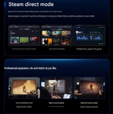 RedMagic Gaming Tablet 5 Pro features PC emulation with Steam support
