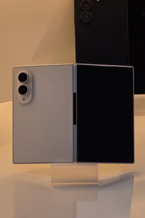 Galaxy Z Flip8 (left), Fold8 (middle) and Fold8 Ultra (right)